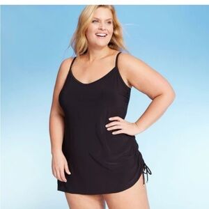 AQUA GREEN WOMEN'S ONE PIECE SIDE TIE
SWIM DRESS new